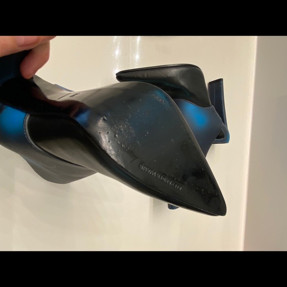 ALEXANDER WANG heat sensitive blue mules heels - Picture 13 of 16